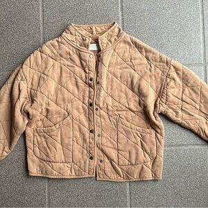 Z Supply Tan Quilted Women's Jacket